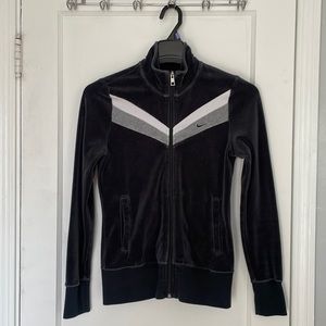 Nike Athletic DEPT. Full Zip long sleeve Black sweater in size M